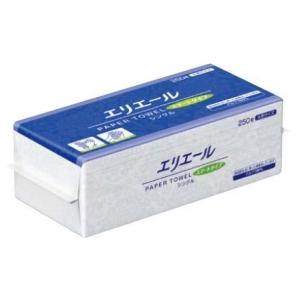 ★【25個・1ケース】 大判 エリエール ペーパータオル スマートタイプ シングル 250枚 （大判...
