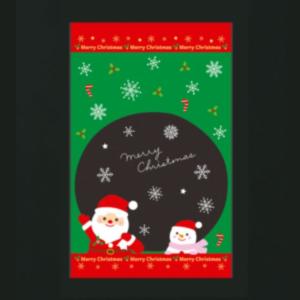 500枚】XG302 ケーキピック ハッピーサンタ（37×40）天満紙器