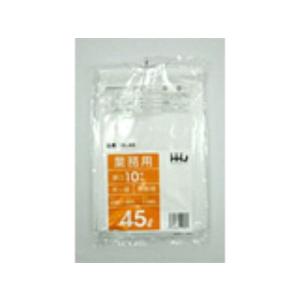 【HHJ・いろいろ3箱以上価格】400枚・45L ポリ袋 GL49 （半透明） LLDPE 0.04...