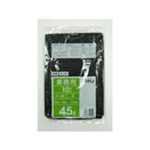 750枚】45L ポリ袋 KL57 （黒） LLDPE 0.025mm厚 サイズ HHJ 業務用