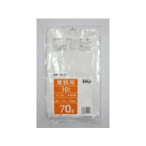 【400枚】70L ポリ袋 GL74 （半透明） LLDPE 0.040mm厚 サイズ HHJ 業務...