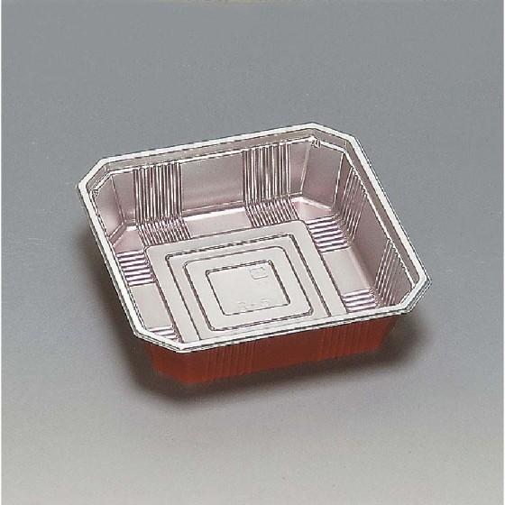 【50枚セット】ディッシュ R-5（共かぶせフタ付） 福助工業 使い捨て 業務用 赤飯 仕出し容器 ...