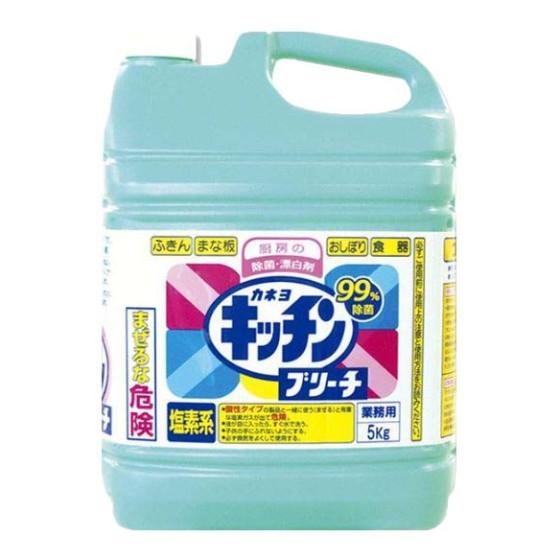 【1個】キッチンブリーチ 5ｋｇ カネヨ石鹸 業務用 塩素系漂白剤　5ｋｇ×1個入