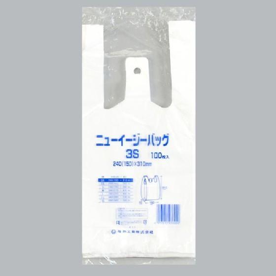 【20000枚】ニューイージーバッグ 3S（白） 福助工業 レジ袋 ポリ袋 安い 手提げ袋 【個人宅...