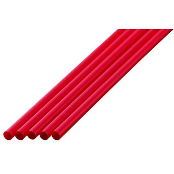 【1000本×20箱】ストレートストロー 赤（裸 4.5×180mm） 包装なし シバセ工業 DAI...