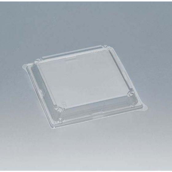 【240枚】新角桶 10-CF（外嵌合）フタ  福助工業 寿司桶 使い捨て 寿司容器 プラスチック ...