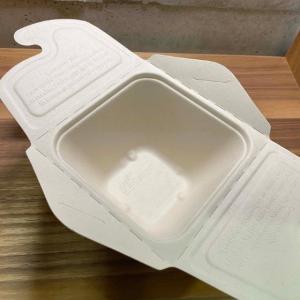代引き 不可】300枚・バガスモールド ランチボックス S （約 400ml