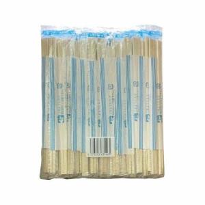 割り箸 OP袋入 ブルー 完封箸 ８寸元禄 MO材 （楊枝入り）