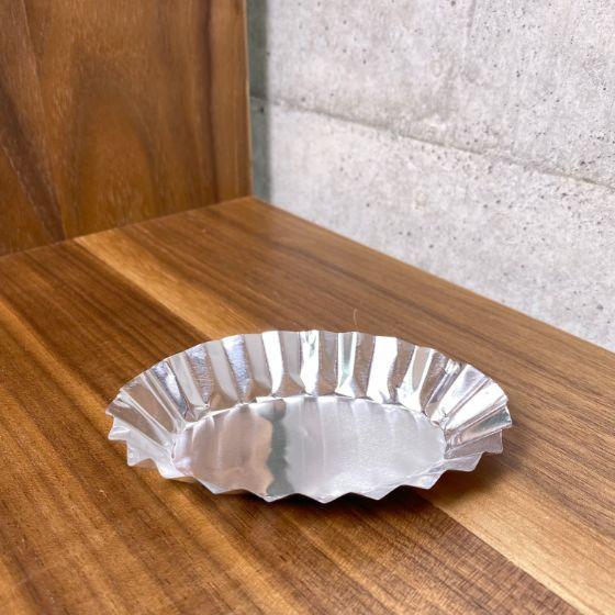 【500枚×10本】30μ 厚手 小判Ｄ 合紙ナシ （80×45×H20） フジ アルミケース 丸型...