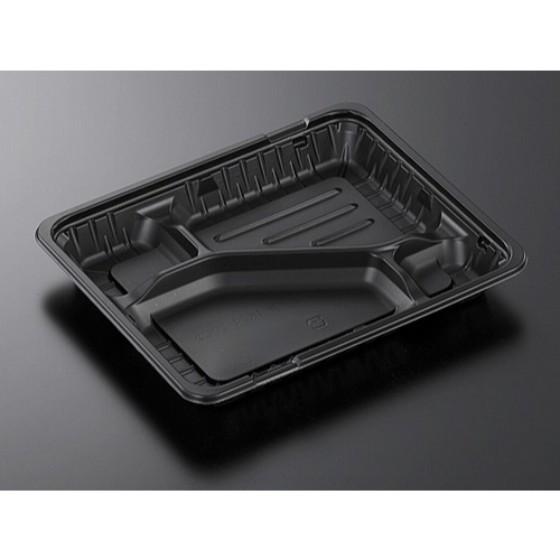 【50枚】CTガチ弁Ｌ ＩＫ24-20Ｃ2 ＢＫ 身 中央化学 使い捨て 弁当容器　（本体のみ）50...