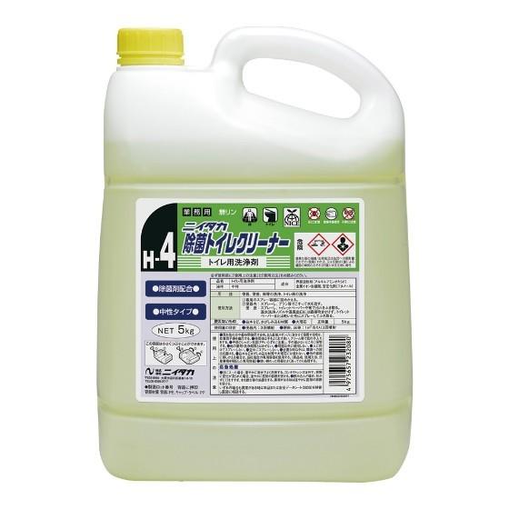 【3本】5kg・除菌トイレクリーナー ニイタカ 業務用 ニオイ 除菌 洗浄 鏡 洗面台トイレ掃除 洗...