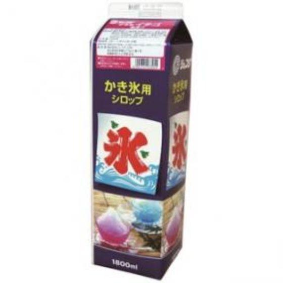【1本】いちご （1.8L） かき氷 シロップ 業務用 氷みつ 1800ml　1本入