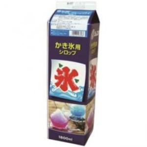 1本】抹茶 （1.8L） かき氷 シロップ 業務用 氷みつ 1800ml 1本入