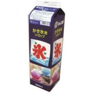 1本】抹茶 （1.8L） かき氷 シロップ 業務用 氷みつ 1800ml 1本入
