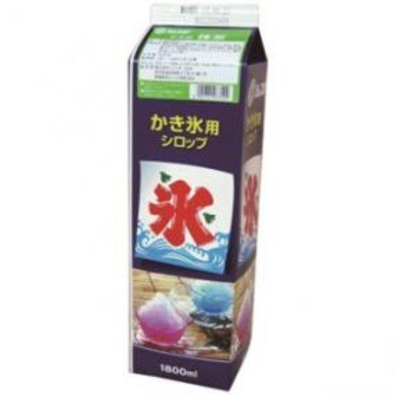 【1本】抹茶 （1.8L） かき氷シロップ 業務用 氷みつ 1800ml　1本入