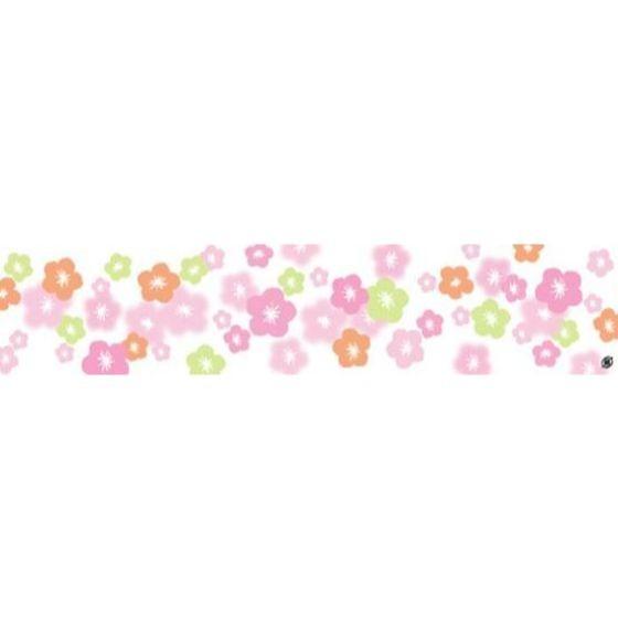 【100枚】Ｎｏ.6001 桃の花 （380×80mm） 帯紙 弁当 菓子箱 紙 ラッピング 雲竜和...
