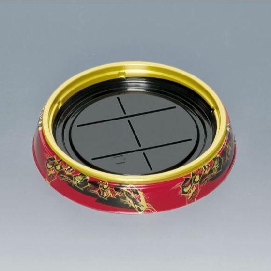 【10枚×5】新丸桶 8H 橋華朱 本体 福助工業 使い捨て 業務用 寿司桶 寿司容器 プラスチック...