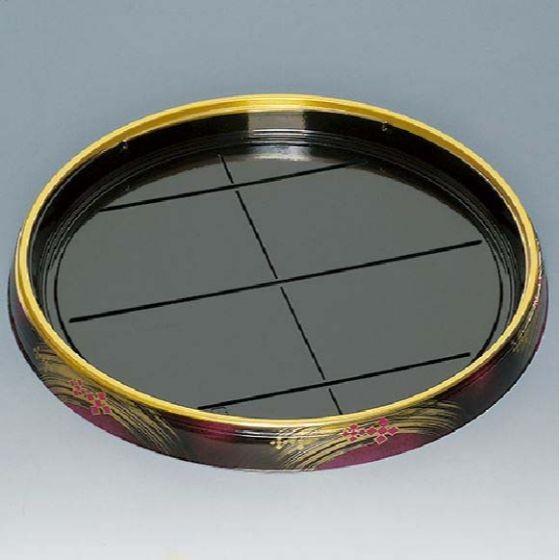 【10枚】新丸桶 50H うるし 本体 福助工業 使い捨て 業務用 寿司桶 寿司容器 プラスチック ...