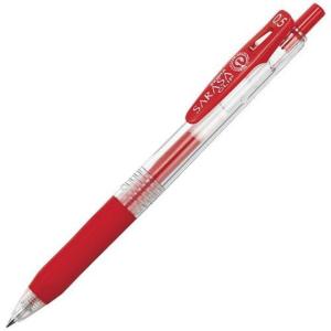 【1本】JJ15-R サラサ クリップボールペン 0.5mm （赤） ゼブラ 書きやすい ペン　1本入｜package-marche