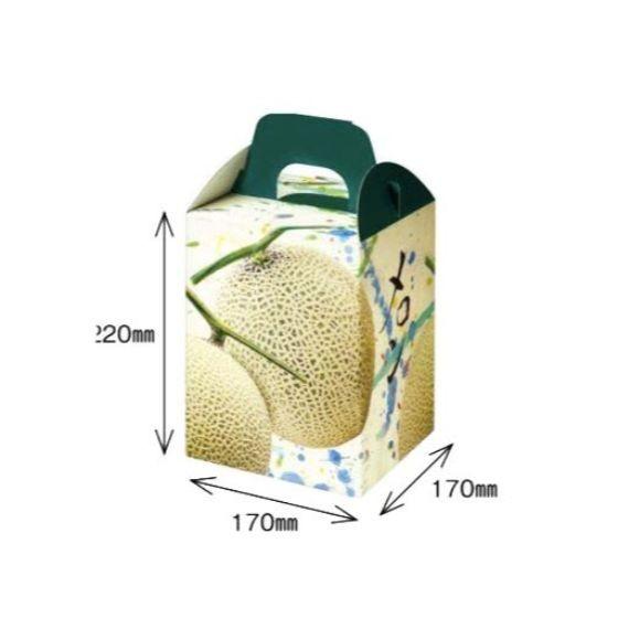 【10セット】1ケ入・メロンＢＯＸ 飛翔メロン フルーツ 果物 贈答 箱 ギフトボックス　10セット...