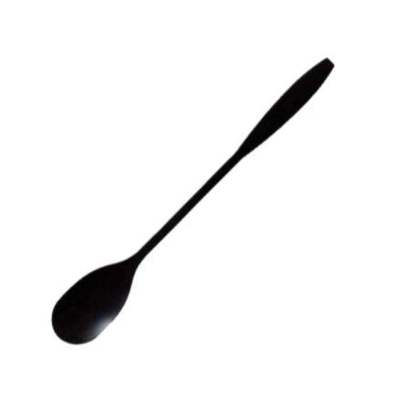 【500本】マドラースプーン 160mm ブラック （単袋入） 使い捨て 業務用 プラスチック カト...