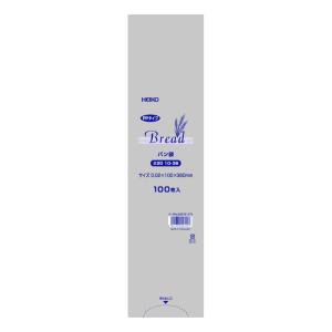 【100枚】HEIKO PPパン袋 ♯20 10-38 シモジマ カスクート IPP袋（100×380）　100枚入