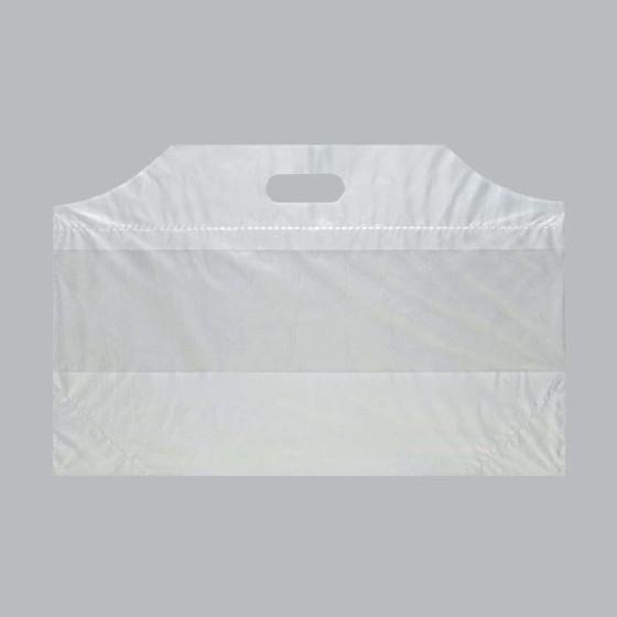 【100枚】フラットバッグ M（無地） 福助工業 レジ袋 お弁当 洋菓子 ケーキ箱 デコ箱 ポリ袋 ...