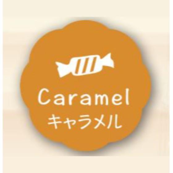 【150枚】キャラメル （26×26） Caramel J-629 カミイソ産商 ラベル シール か...