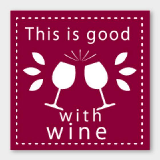 【300枚】S-549 This is good with Wine ワイン カミイソ産商 ラベル ...