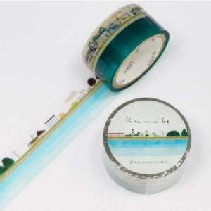 ※みー※KH マスキングテープ 1巻】HR-0008 Ohana クリアテープ（15mm×3m）田村美紀 カミイソ産商