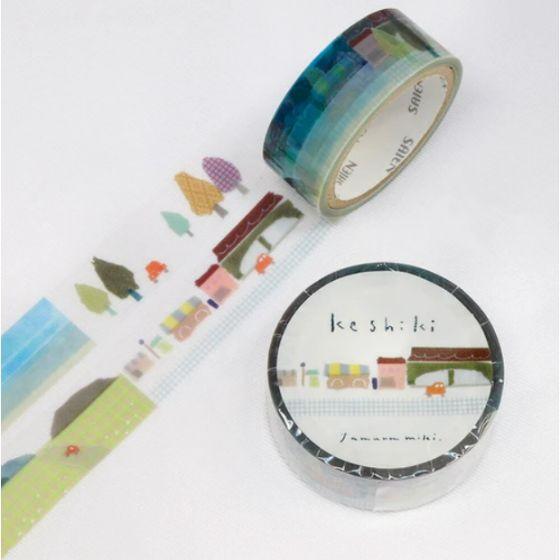 【1巻】HR-0007 Keshiki クリアテープ（15mm×3m）田村美紀 カミイソ産商 SAI...