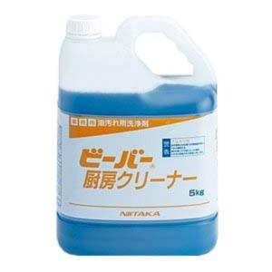 【1本】5kg・ビーバー厨房クリーナー ニイタカ 厨房 キッチン 油汚れ 洗剤  業務用 詰め替え用 　5kg×1本入｜package-marche