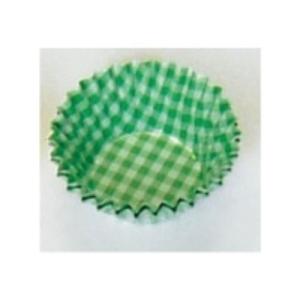 【250枚】4F 純白ペットケース 4号深口（チェック緑） 業務用 惣菜 おかずカップ   250枚...