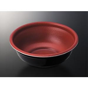 使い捨て弁当箱 丼物 どんぶり小（赤ねごろ）本体 【25枚】 中央化学 どんぶり 業務用 スーパー