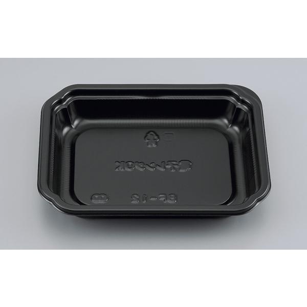 使い捨て惣菜容器 ＢＦ−１２（黒）本体 【50枚】 シーピー化成 業務用 スーパー テイクアウト