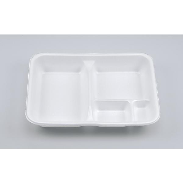 【蓋付き】使い捨て弁当箱 ＶＫ−３５（無地）本体〈幕の内〉 【本体400枚・蓋400枚セット】 シー...