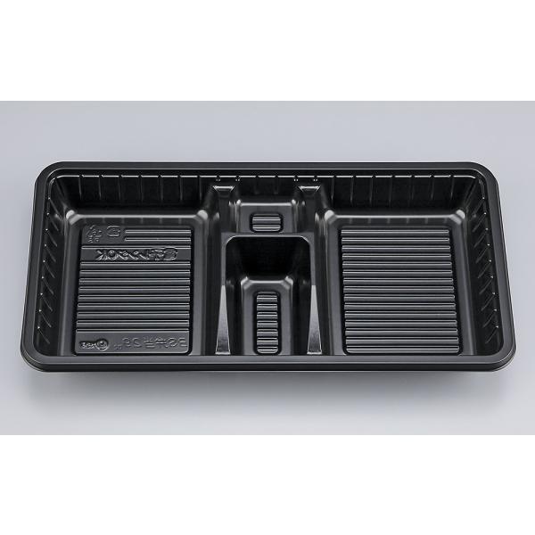 使い捨て弁当箱 ＢＳ弁当２９（黒）本体 【100枚】 シーピー化成 業務用 スーパー