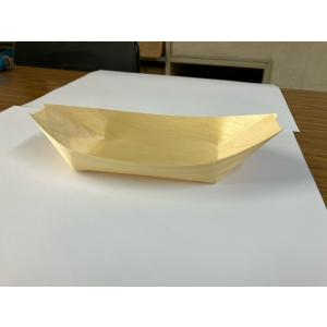 使い捨て 食品トレー たこ焼き 樺 舟形経木 8寸 【100枚】 佐藤木材