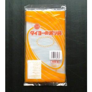 ポリ袋　透明　無地　厚み　0.02mm　8号　130×250mm　12000枚｜package-paradise