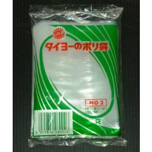 ポリ袋　透明　無地　厚み　0.03mm　2号　80×120mm　2000枚｜package-paradise