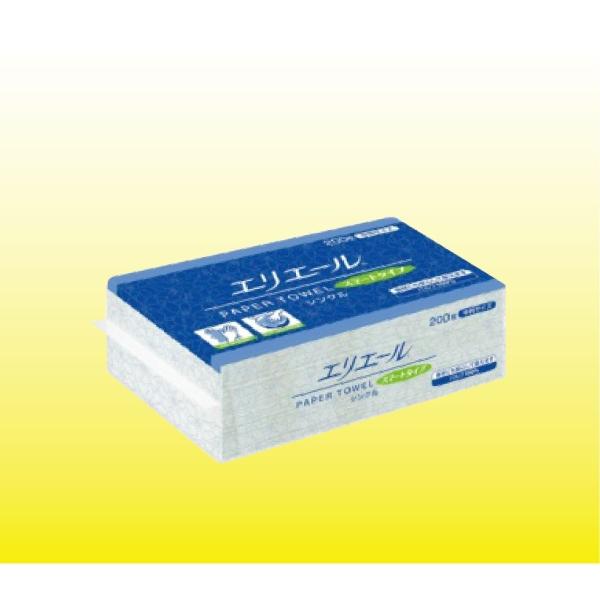 エリエール ペーパータオル 　スマートシングル晒中判　200枚入り