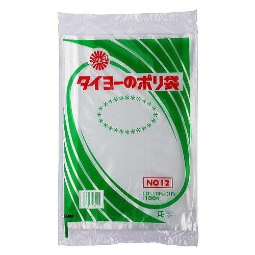 タイヨーのポリ袋 0.03mm No.12 （100枚入）