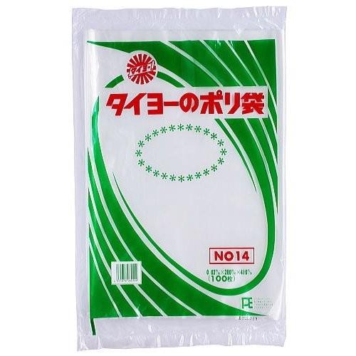 タイヨーのポリ袋 0.03mm No.14 （100枚入）