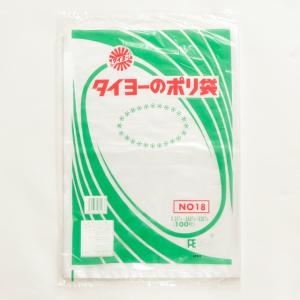 タイヨーのポリ袋 0.03mm No.18 （100枚入）｜packageplazanogishop