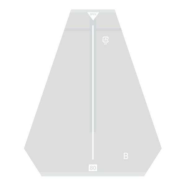 HEIKO サンドイッチ袋 80 イージーカット ライン白 100枚　シモジマ