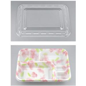 Z-256 BS黒 本体・乗せ蓋セット 3000個入 600個×5ケース 使い捨て弁当