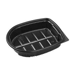 Z-256 BS黒 本体・乗せ蓋セット 3000個入 600個×5ケース 使い捨て弁当