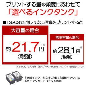 Canon TS203 プリンター インクジェ...の詳細画像3