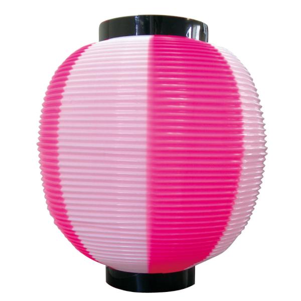 提灯 ちょうちん 祭り 九寸丸 ピンク白 8881 Φ225×250mm 80g 祭 縁日 屋台 飲...