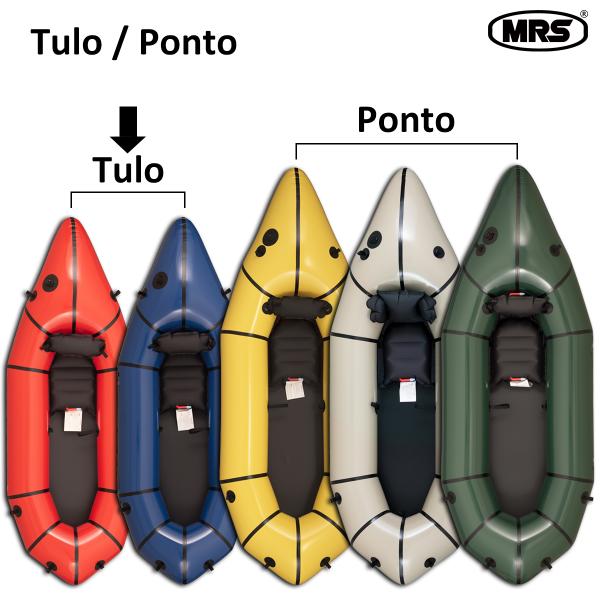 パックラフト MRS インフレータブルボート 最軽量 Tulo トゥロ 一人用 スプレイデッキなし ...